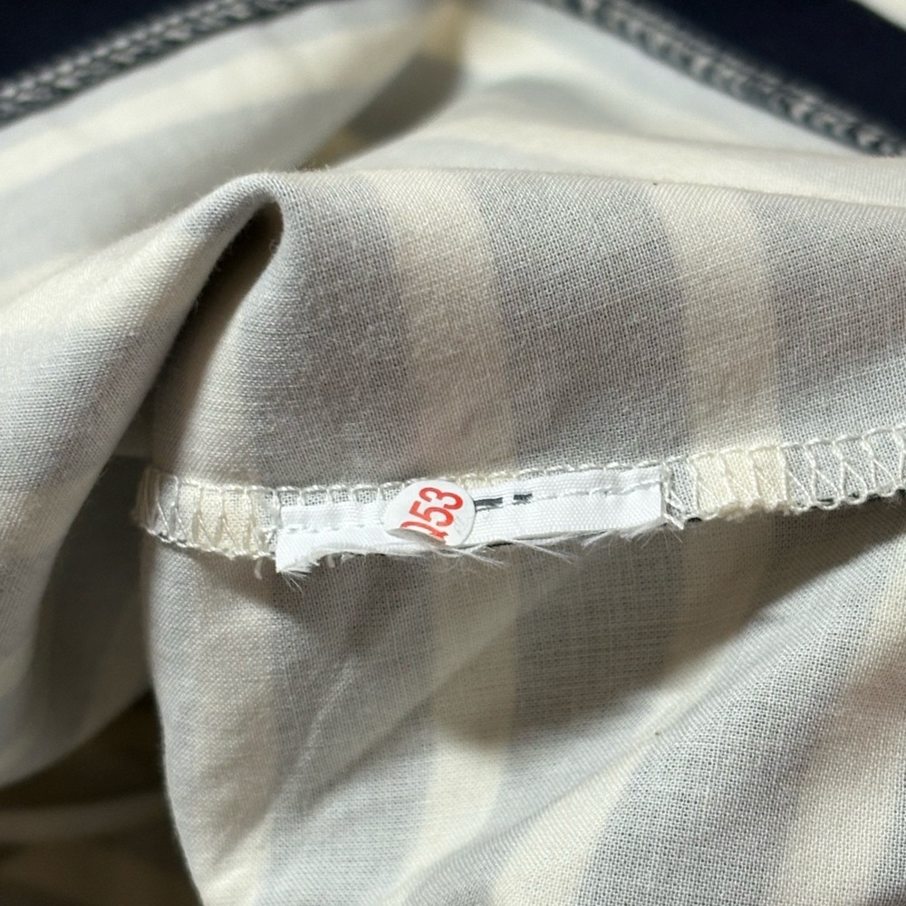 NWT (FLAWED) J. Crew One-Shoulder Ruffle Horizontal‎ Striped Top Size X-Small - Picture 6 of 11